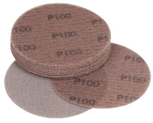 Tidevib 20 dischi abrasivi a rete da 150 mm, in ossido di alluminio per legno, metallo e pietra, grana 80/100/150/320, per levigatrice orbitale casuale