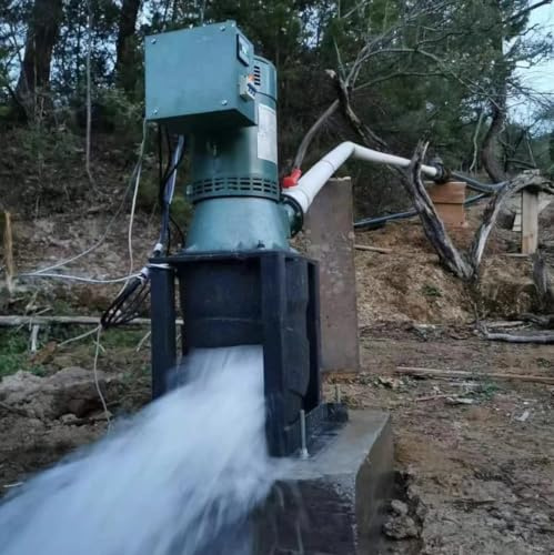 Pelton Generador Hydro, 10000W 400V Trifásico Turbina hidráulica Centro de Cobre Completo Alta energía Impacto Oblicuo generador eléctrico de hidro-turbina Generador de Rueda hidráulica 50Hz