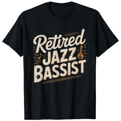 Bassiste De Jazz Basse Contrebasse T-Shirt