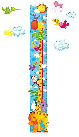 Dekosticker „Messlatte Safari“, Größe ca. 110 x 17 cm