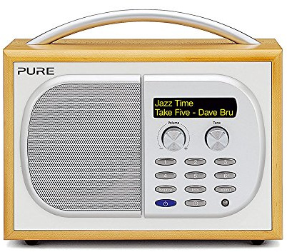 Pure EVOKE-1S Radio FM/Dab Madera de Arce Skin