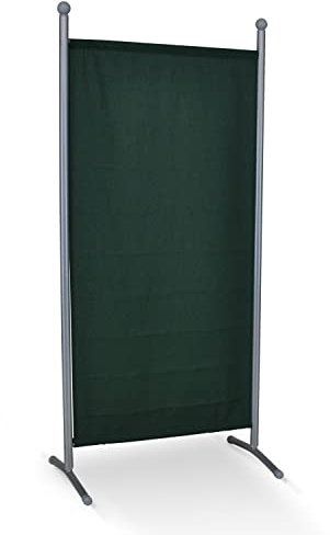 Angerer Stellwand 178 x 82 cm, Sicht- & Sonnenschutz, Raumtrenner, Innen & Outdoor Büro Balkon/Terrasse, Schlafzimmer, Garten, Made in Germany, waschbare Bezüge, Polyacryl grün