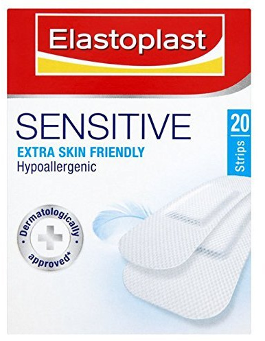 Elastoplast Sensitive Fabric Plaster, 20 Strips (Pack of 1)