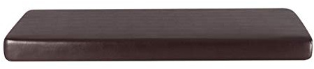 SWECOMZE 1 Stück PU Leder Sofa Schonbezug Sitzkissenbezug, 1/2/3/4 Sitzer Wasserdicht Sitzkissenschutz, Überzug Bezug Für Sofa Sitzkissen (Kaffee,3 Sitzer)