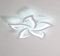 Comely Plafoniera LED Soffitto, 60W 6750LM Lampada da Soffitto Moderna, Plafoniera LED Design a Petalo Elegante per Soggiorno Camera da Letto Sala da Pranzo Bagno (Bianco Freddo 6500K, Diametro 60cm)