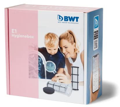 BWT E1 Hygienebox Filterset mit Filtertasse und 2 Filterelementen | 1 Jahr Betriebsdauer, Ersatzfilter für Einhebelfilter, Austauschfilter, Rückspühlfilter