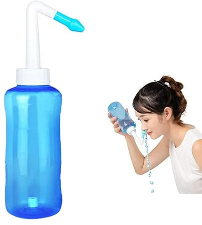 Nasendusche Set Nasenspülsalz Nasendusche Nasenspüler Nasenreiniger Kit Nasal Irrigator Nasenspülkanne für Erwachsene Kinder Erkältung Allergie zur Nasenreinigung