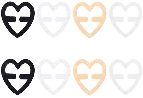 Sibba Bra Extenders Hooks Strap Clips Tops Hide Slipping Holders Summer Clothing Tape Replacement Clothes Halter Dress Lingerie Low Back Backless Convert Adjuster Invisible Shoulder Tightener