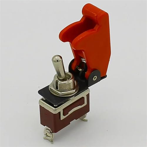 Interruttore a levetta ON OFF con coperchio di protezione 1 pz