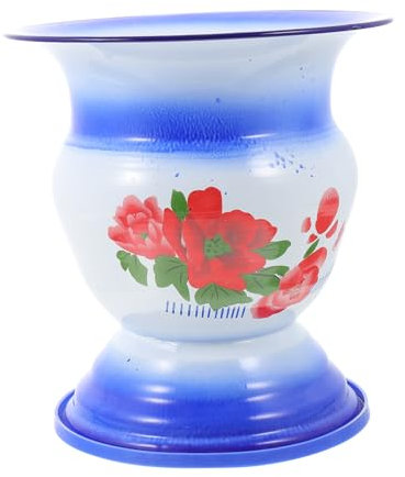 SEWOART Vintage-stil Spucknapf Langlebiger Urinal-topf Kreativer Töpfchen Für Zuhause High-footed Spucknapf Aus Robustem Material Wiederverwendbarer Urin-eimer Für Damen