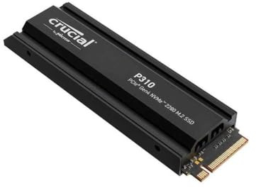 Crucial P310 - SSD - 2 TB - intern - M.2 2280 - PCIe 4.0 x4 (NVMe) - integrierter Kühlkörper