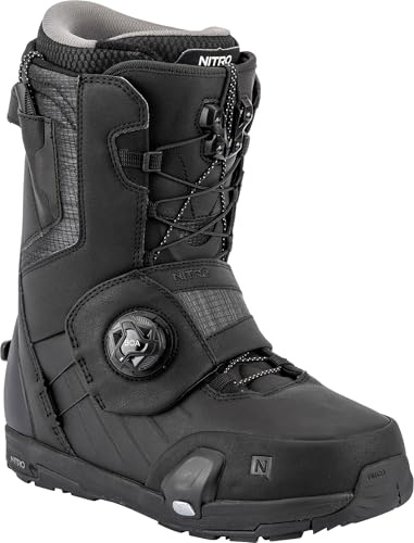 Nitro Profile Step On TLS Men's Snowboard Boots, Black, 10.5