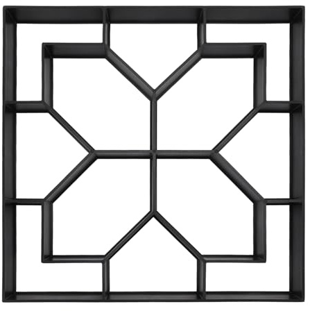 40CM Walk Maker Walkway Stone Maker Reusable Concrete Path Maker DIY Walkway Pavement Paving Moulds for Lawn Patio Yard Garden