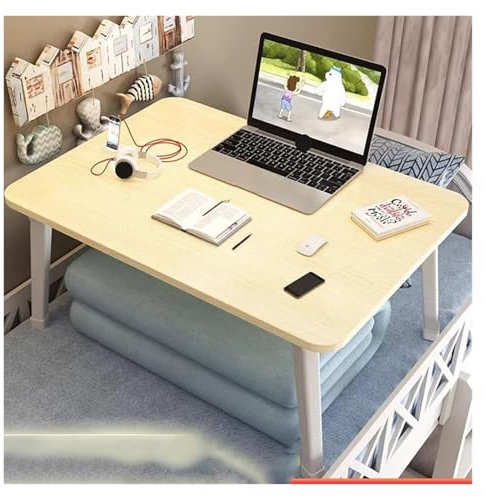 Betttisch Klappbett Tisch Winkel Schreibtisch Tische Studie Klapp Holz Tisch Nachttisch Mesa Kleine(70x40x29cm Wood)