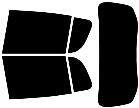 TINTCOM Film Solaire Auto Prédécoupé pour Dacia Sandero Stepway 5 Portes 2012-2020 - (35% Noir Fumé Moyen) - Vitres Latérales Arrière & Lunette Arrière - Ajustement sur Mesure, Protection UV