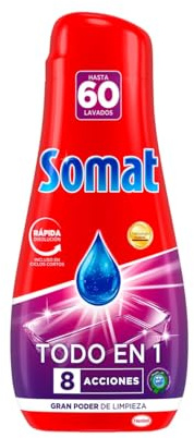 Geschirrspülmittel für die Spülmaschine in Gel, Alles in 1 60 Anwendungen 1080 ml. 3er-Pack
