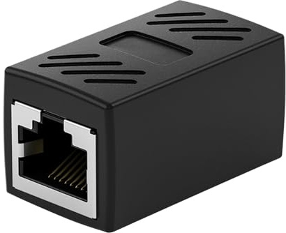 Internetkabelverlängerung, Internetkabel-Koppler, Netzwerkstecker, Laptop-Netzwerkzubehör für Garagencomputer