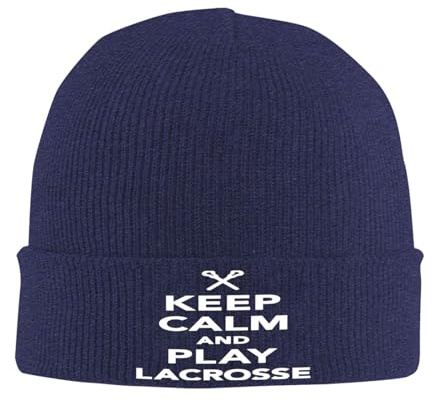 Lacrosse-Witz Unisex Watch Cap Cuffed Beanie Mütze Atmungsaktiv Strickmützen Für Laufen Skifahren Klettern