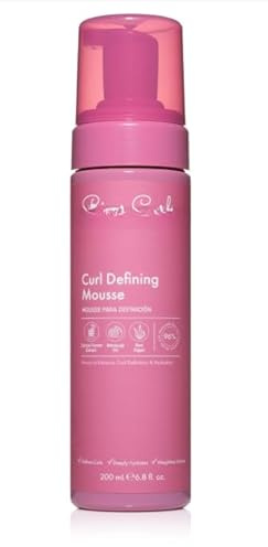 BM RIZOS CURLS Curl Defining Mousse, Cactus Flower Extract, Maracuja Oil, Red Algae - with a comb
