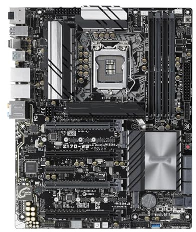 Placa Base para Juegos Fit For ASUS Z170-WS Compatible con CPU 6600K, 6700K, 7350K, 7600K, 7700K y 6300T DDR4, 3400 MHz, LGA1151, HDMI, M.2, NVME, PCIe 3.0, ATX