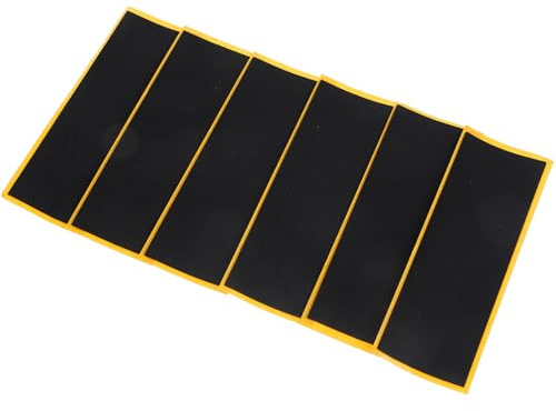HONITANO 10 Cintas Antideslizantes para Patineta de Dedo, Espuma de Alta Resiliencia, Tamaño Grande 38x110 Mm, Color Negro, Accesorio para Juguetes y Tablas de Dedo