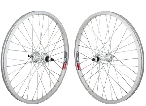 Wheel Set 20 x 1.75 Wheel Master Silver, 36H, BMX 3/8 FW Hub, 14g UCP Spokes