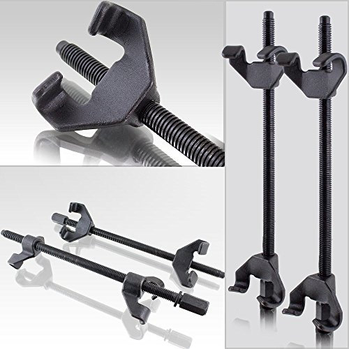 MS-Point Bituxx 2 Teiliger Universal Federspanner Set Montagespanner Tieferlegung Tuning Feder Spanner Spannweite bis 370mm