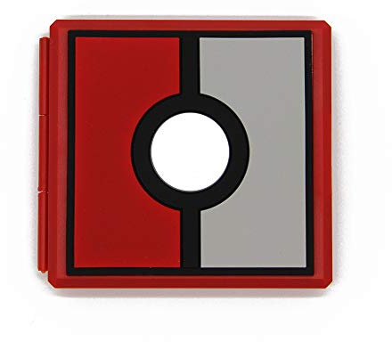 CellDesigns Cartoon Game Memory Card Case Compatible with Nintendo Switch (Pokeball)