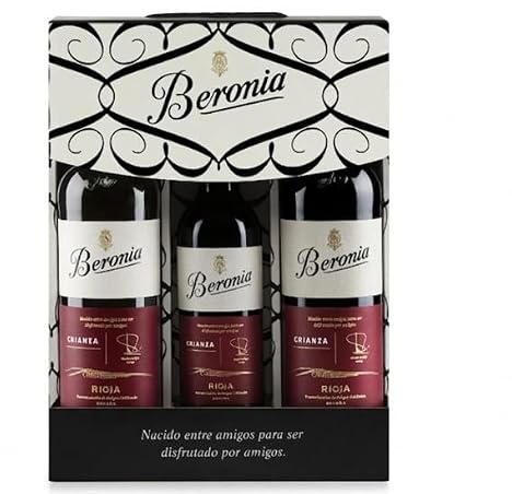 Beronia Estuche Vino Crianza 2x750 ml y Crianza 375 ml - D.O.Ca. Rioja