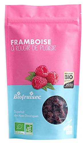 Biofruisec - Framboise D'Europe Séchée Sans Sucre 100G - Vendu par unité