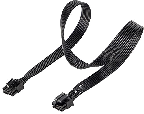 CPU 8 Pin Stecker auf CPU 8 Pin (4+4 abnehmbar) Stecker EPS-12V Motherboard Netzadapter Ummanteltes Kabel für Corsair Modular Stromversorgung