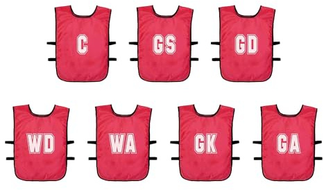 Precision Unisex (7 Stück) (Jugendliche, Erwachsene) 7 Stück Netzball-Trainings-Lätzchen für Jugendliche, Erwachsene, Weiß, Einheitsgröße