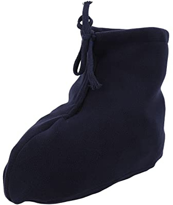 Couvre-Chaussettes en plâtre antidérapants pour Hommes et Femmes,Chaussettes en Fonte, protège-Orteils, Assez Longs et Assez Grands, pour Les Jambes, Les Chevilles ou Les Pieds, Noir(L)