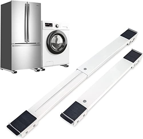 SGerste Ausziehbarer Waschmaschinenboden - geeignet für Kühlschrank, Sofas, Schränke - easymove Schiebesystem - Möbelrolle / Transportrollen / Möbelrollen - Schienen