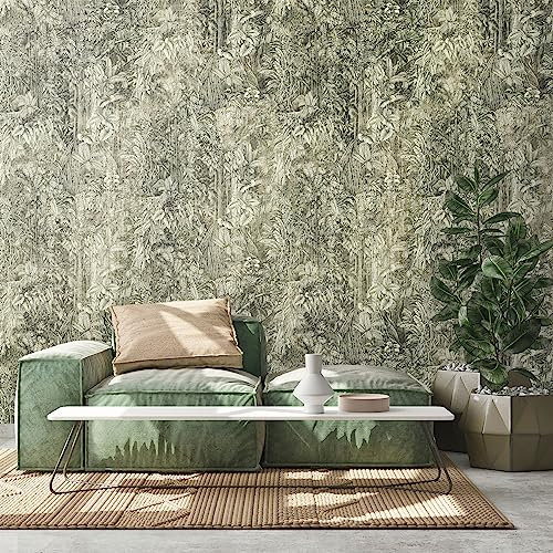 Livingwalls Vliestapete - Tapete Vintage in Grau - Wandtapete für verschiedene Räume - Wandbild XXL 2,80 m x 1,59 m