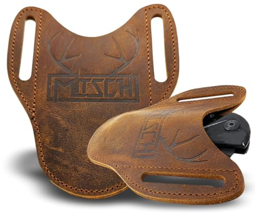 Messerscheide Leder Ledertasche Messerholster Taschenmesser Leder Werkzeugtasche Holster Messer Tasche Messertasche Messeretui Gürteltasche für Klappmesser