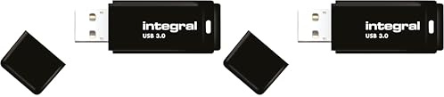 Integral 256GB Black USB 3.0 Super Speed Fast Memory Flash Drive (Pack of 2)