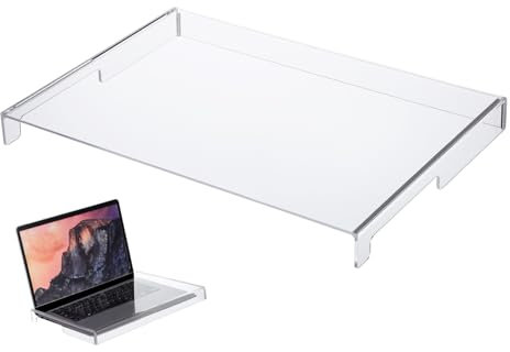 KONTONTY Acryl Tastaturabdeckung 14 Zoll Leicht Langlebiger Tastaturschutz Wasserabweisend Transparenter Desktop Laptop Schutz