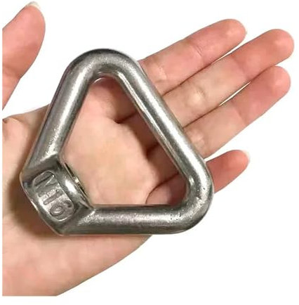 DUOCAI Dreieckige Ringmutter 1 Stück M8 M10 M12 M14 M16 M20 M24 304 Edelstahl Dreieck Hebeöse Mutter Trapezgewinde Ringe Passend for Griffschrauben (Color : M20)