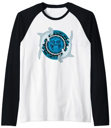 Hammerhai Tiki Totem Raglan