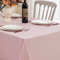 Softalker 8-10 Posti Tovaglia natalizia rosa antimacchia 240x140 cm,rettangolare,texture in lino,impermeabile,tovaglie elegante moderno per esterni,per feste di compleanno,Natale,conferenze,bambina