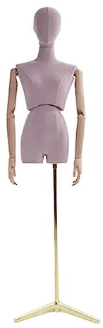 VNNHGB Moderne Schaufensterpuppe aus massivem Schaumstoff, Halbkörper und Kleiderform, weibliche Schaufensterpuppe, Stabiler Halter, weiblicher Schaufensterpuppen-Torso