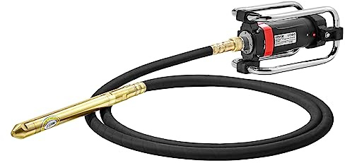 VEVOR Concrete Vibrator, 1300W Power, 16000 Vibrations Per Minute, Durable 2HP Copper Engine, Portable for Construction, Comes with 14.75ft Shaft, Ideal for Removing Air Pockets & Smoothing