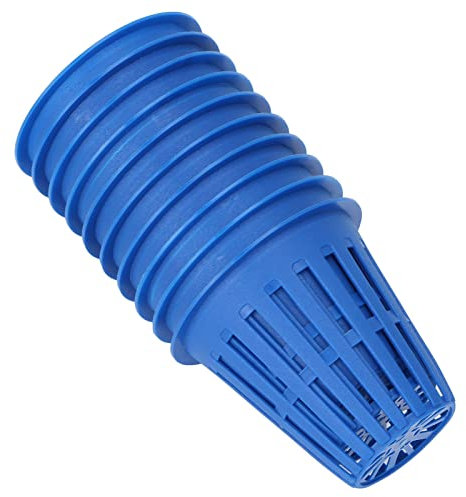 KIMISS Cestino per la Coltivazione delle Piante, 10 Pezzi, Cestino, 10 Pezzi Rete 10 Pezzi Vasi per Piantare Vivaio Tazza in Plastica Riutilizzabile per Balcone Giardino Domestico