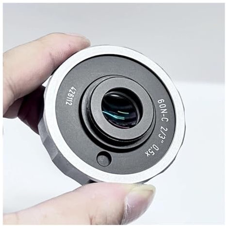 Microscopio Adattatore for fotocamera CCD con attacco C for microscopio 60N 1X 0,63X 0,5X Adattatore for tubo fotografico for microscopio(0.5X Adapter)