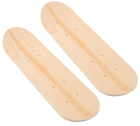 GALPADA 2st Blank Skateboard Deck För Unpainted Skateboard För Hållbar Lagers Lönn Lätt Att Använda För Graffiti Och Street Skating