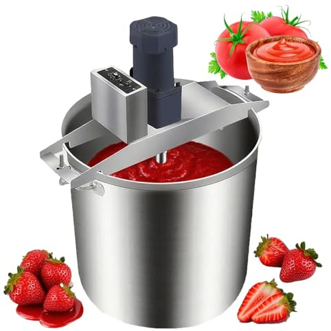Mixeur automatique 20 l/30 l/70 l/90 l/150 l, mélangeur chauffant professionnel avec grattoir à 4 lames, pour la préparation de confitures, sauces, garnitures, assaisonnements pour fondue chinoise,