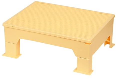 Rampa para Caja De - Taburete con Pedal para Arenero - Rampa con Rejilla Antirrastreo Y Altura Regulable para Pisos, Gatos Adultos, Gatitos Y Mayores