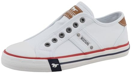 MUSTANG Tela Sneaker Donna 26M0242008, Numero:39 EU, Colore:Bianco