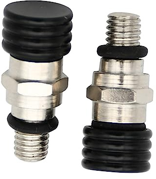 Pièces de vis Soupape De Décharge Purge Fourche Avant M5x0.8 pour Y-AMAHA YZ85 2002-2015 2014 2013 2012 2011 YZ250F 2001-2015 YZ250FX 2015(M5 Black)
